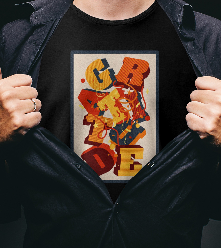 GRADE 3D Letter Explosion T-Shirt