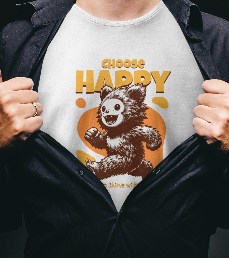 Choose Happy Choose To Shine With Happiness T-Shirt