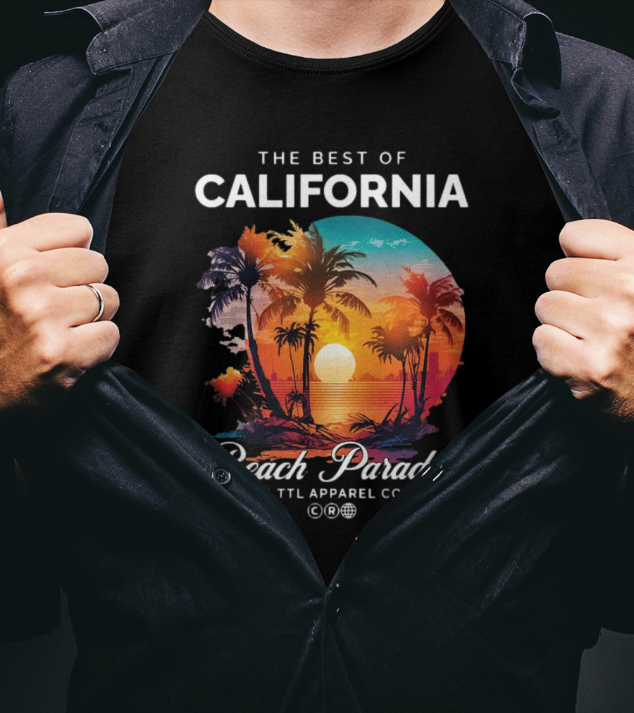 The Best Of California Beach Paradise K TTL Apparel Co T-Shirt