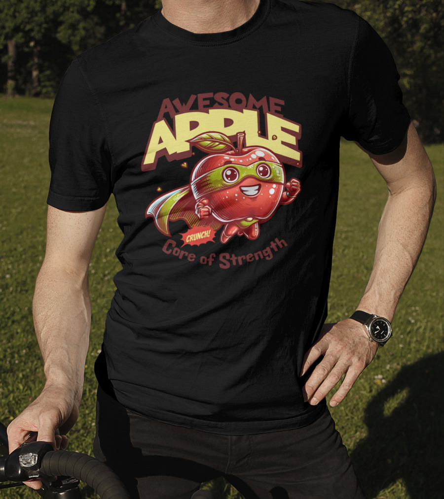 Awesome Apple Crunch Core Of Strength T-Shirt