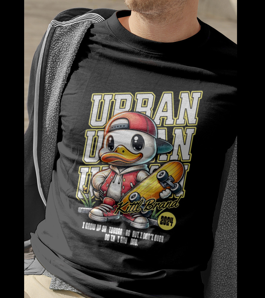 Urban Duck Skateboarding Kittl Brand T-Shirt
