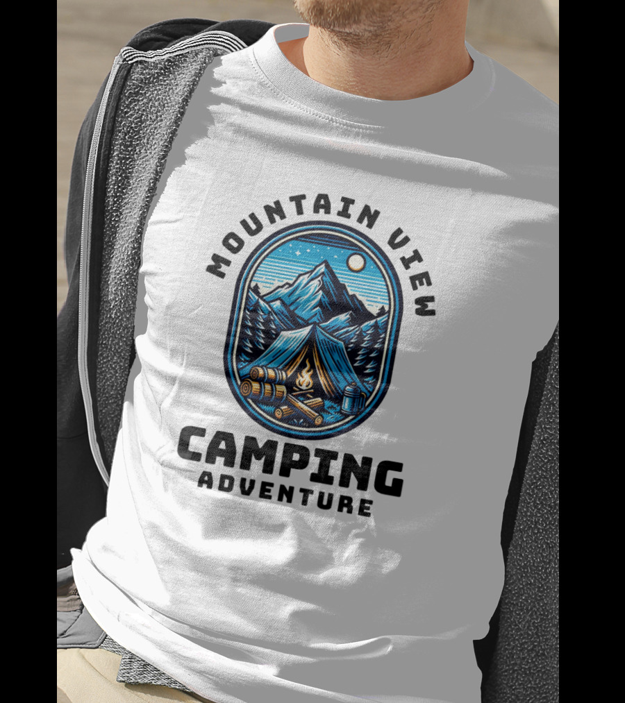 Mountain View Camping Adventure T-Shirt