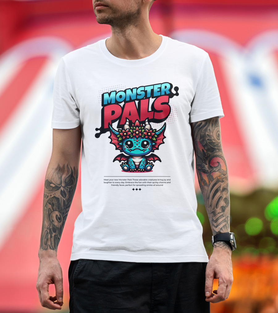 MONSTER PALS Adorable Creatures with Quirky Charm and Friendly Faces T-Shirt