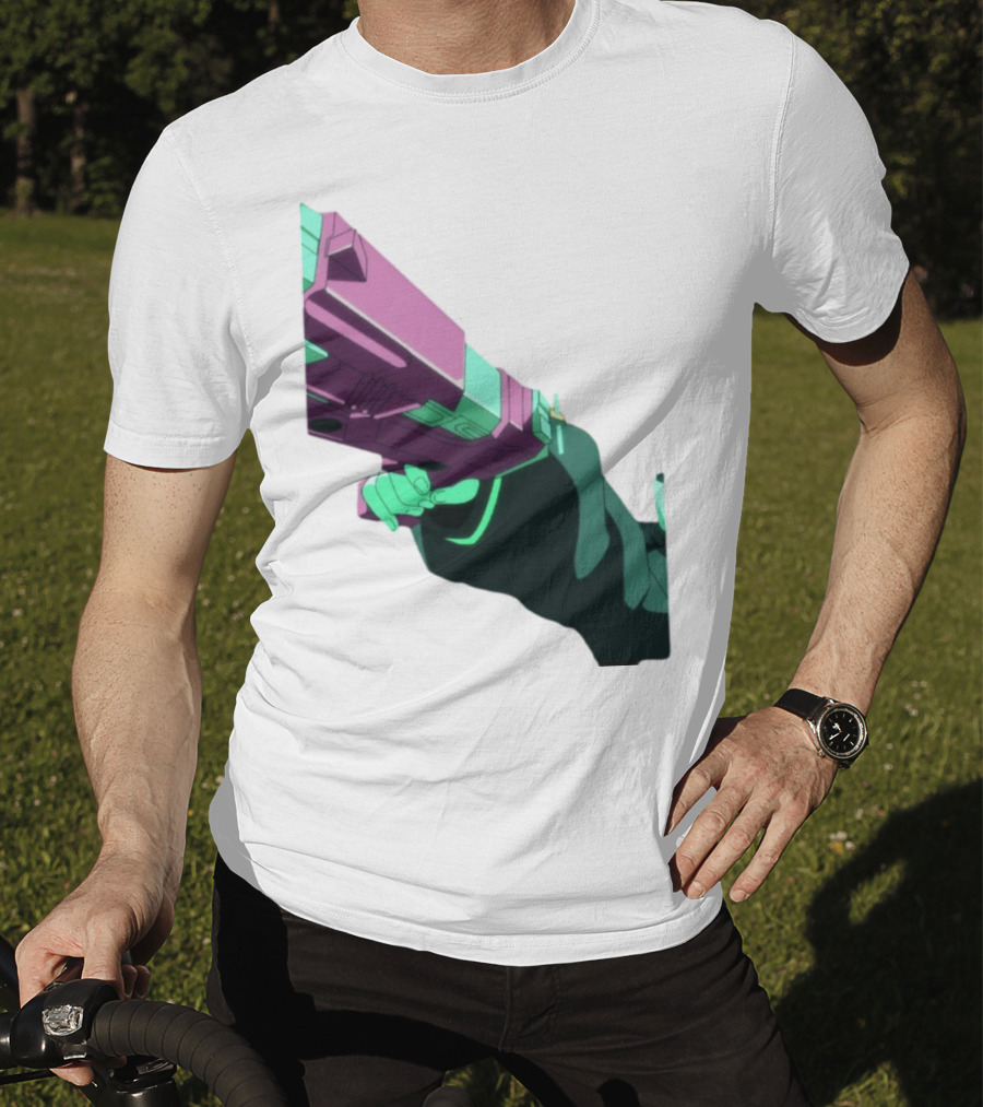 Rebecca Cyberpunk Edgerunners Aesthetic Gun T-Shirt
