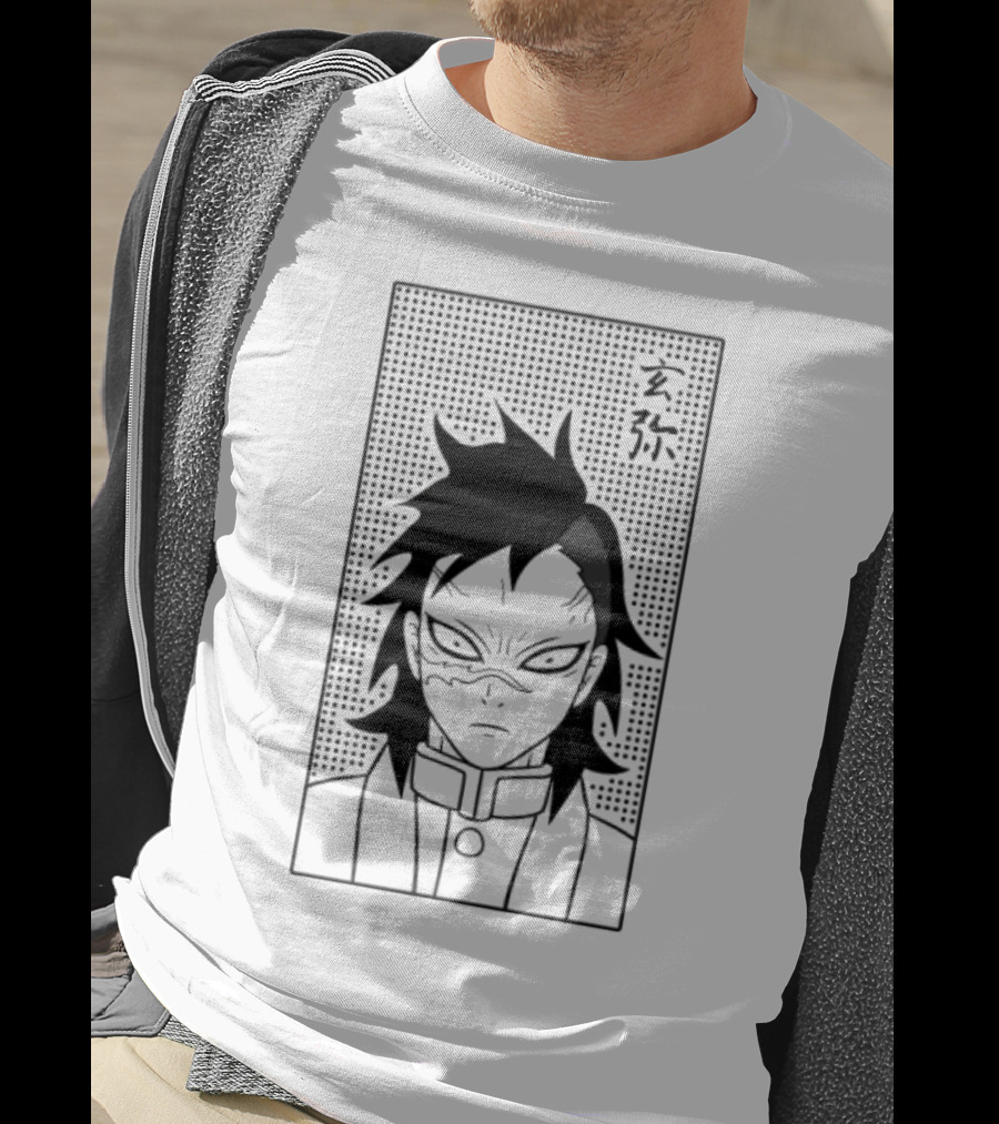 Genya Shinazugawa Manga Style Character T-Shirt