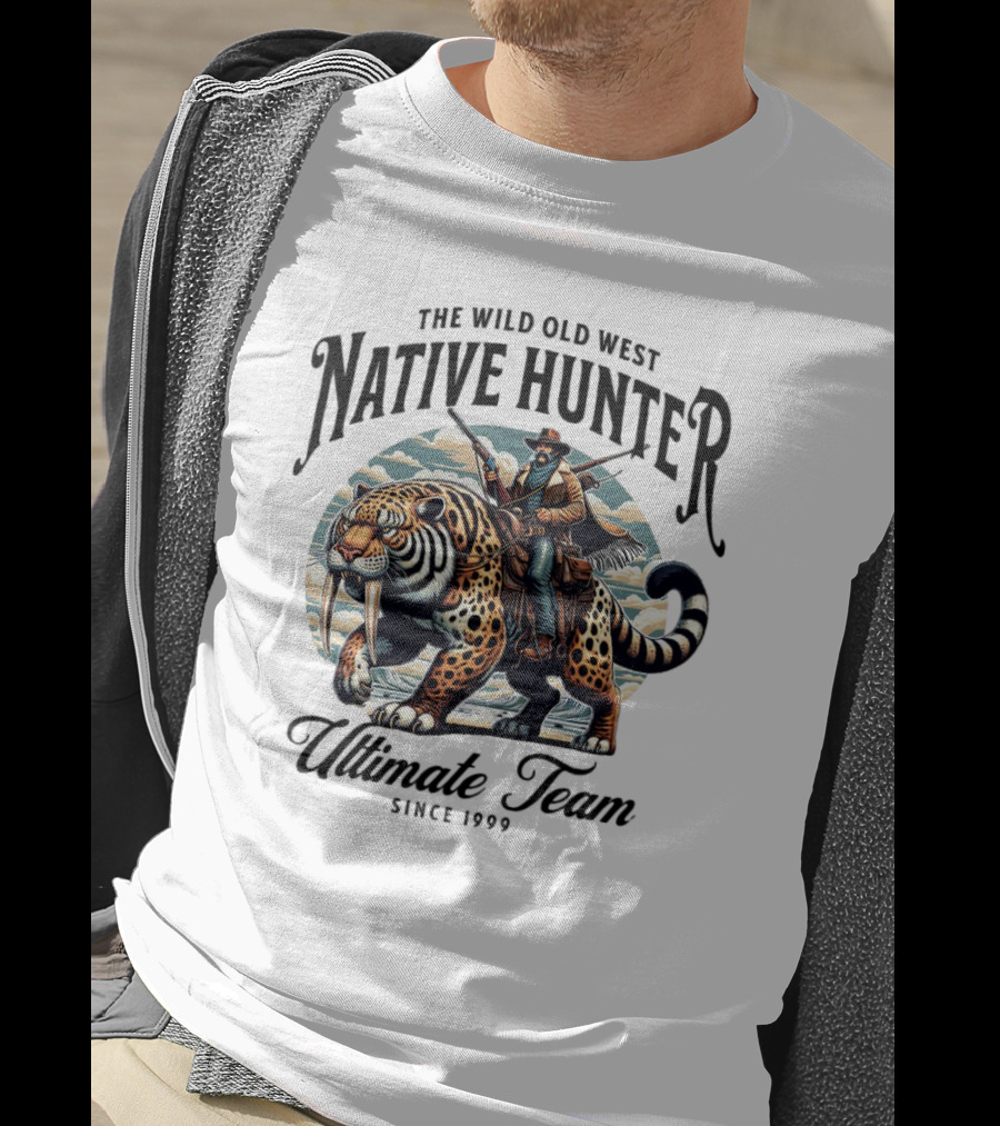 The Wild Old West Native Hunter Ultimate Team Since 1999 T-Shirt