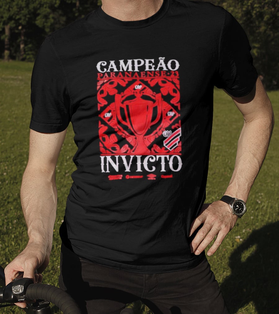 Campeão Paranaense 23 Invicto CAP Trophies And Emblems T-Shirt
