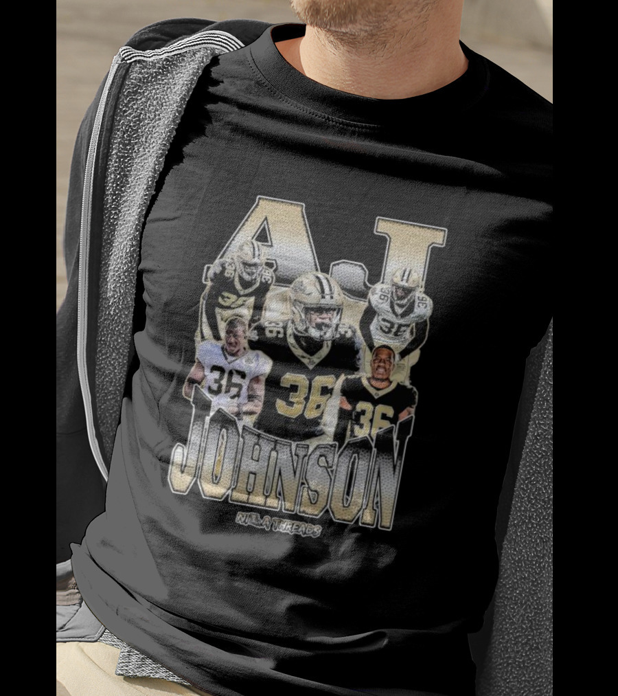 A.J. Johnson 36 NFL Threads T-Shirt
