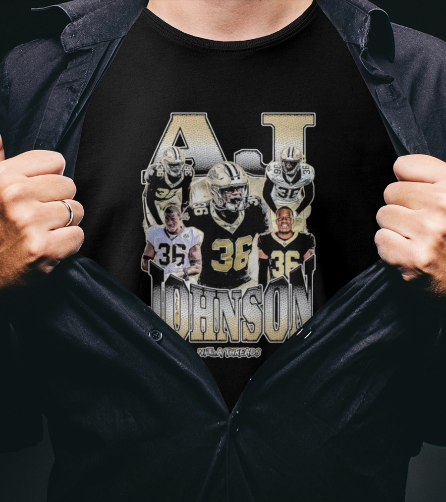 A.J. Johnson 36 NFL Threads T-Shirt