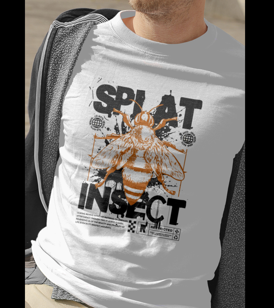 Splat Insect Restricted Warning T-Shirt