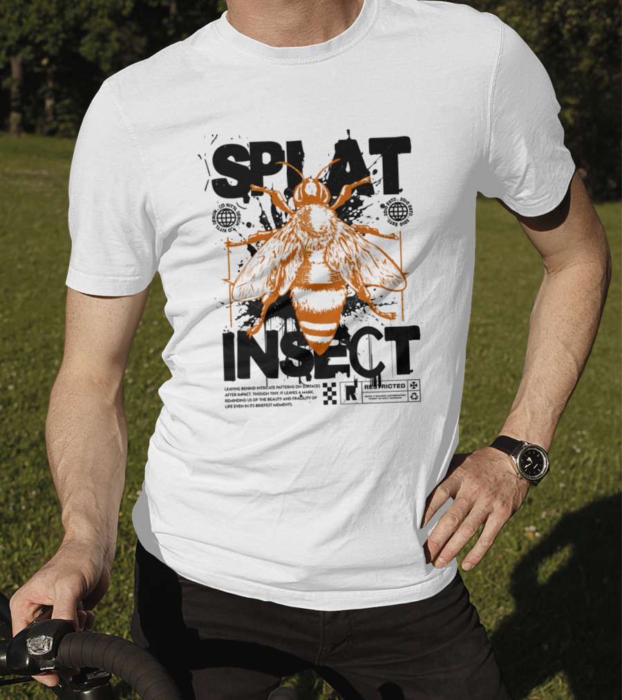 Splat Insect Restricted Warning T-Shirt