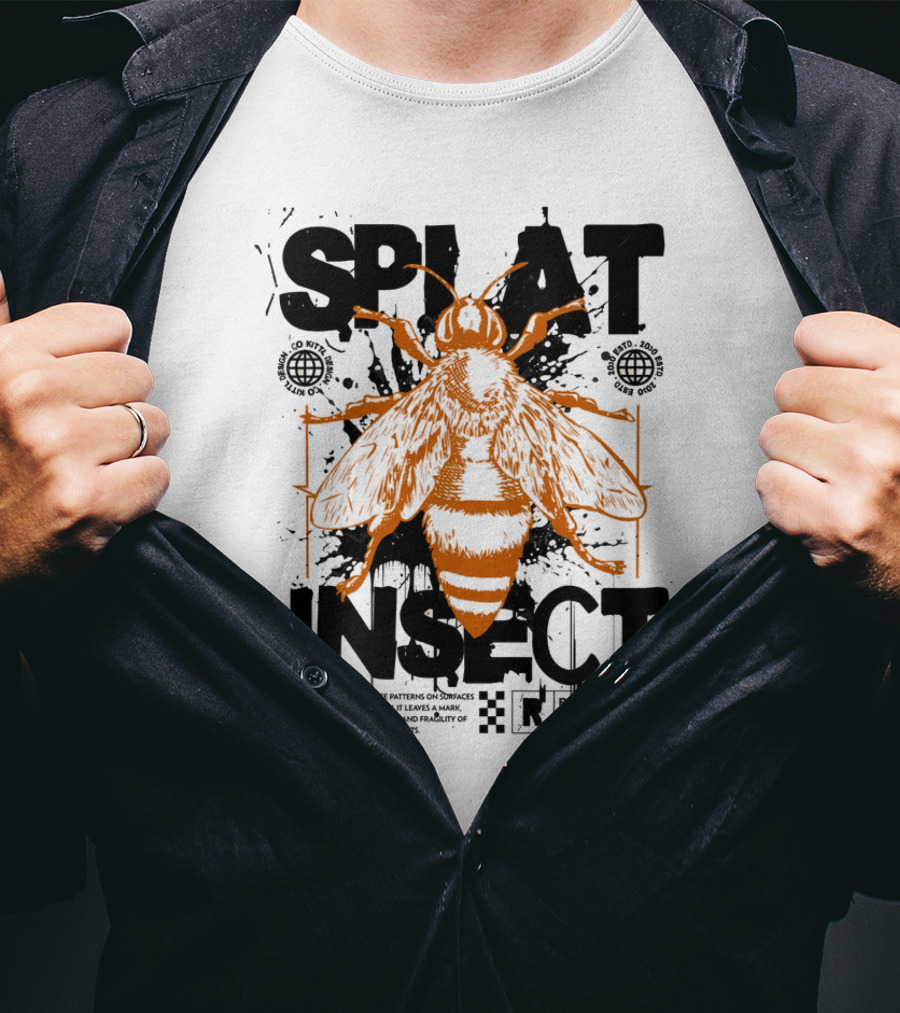 Splat Insect Restricted Warning T-Shirt