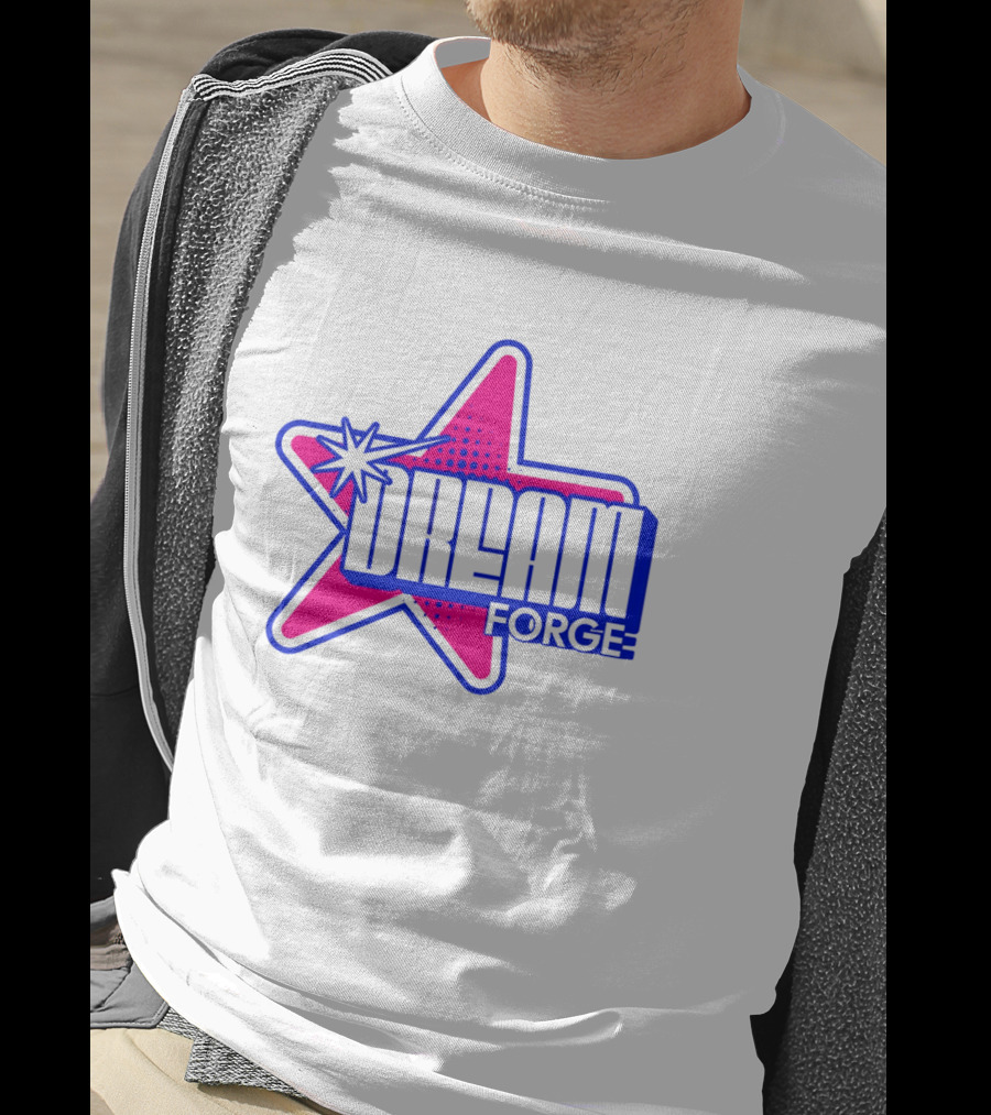 Dream Forge Star Bright Neon Retro T-Shirt