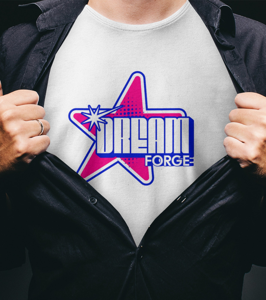 Dream Forge Star Bright Neon Retro T-Shirt