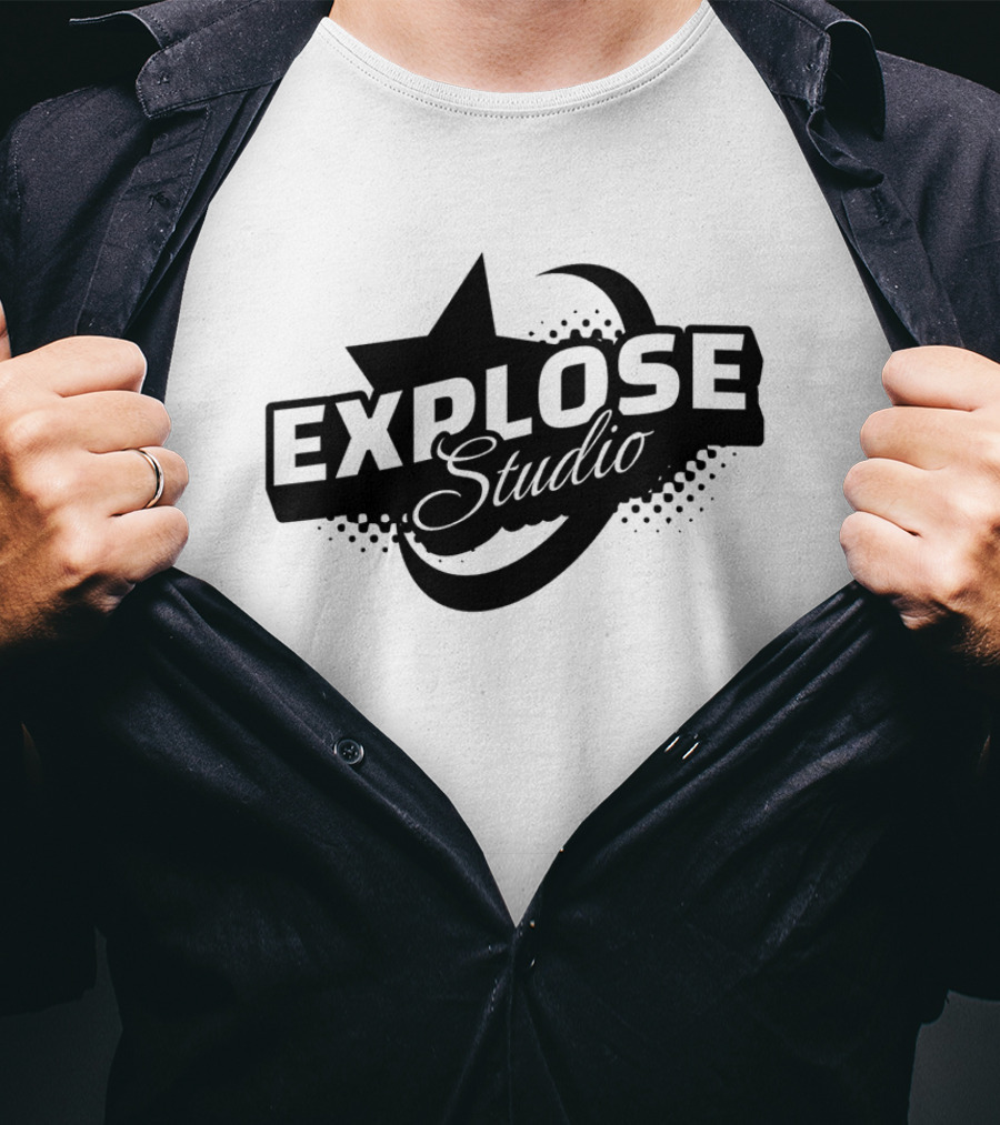 EXPL0SE Studio Starburst Halftone T-Shirt