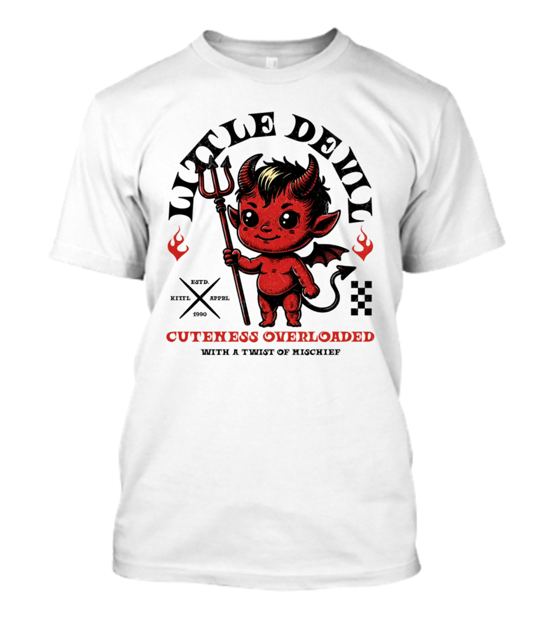 Little Devil Cuteness Overloaded With A Twist Of Mischief T-Shirt