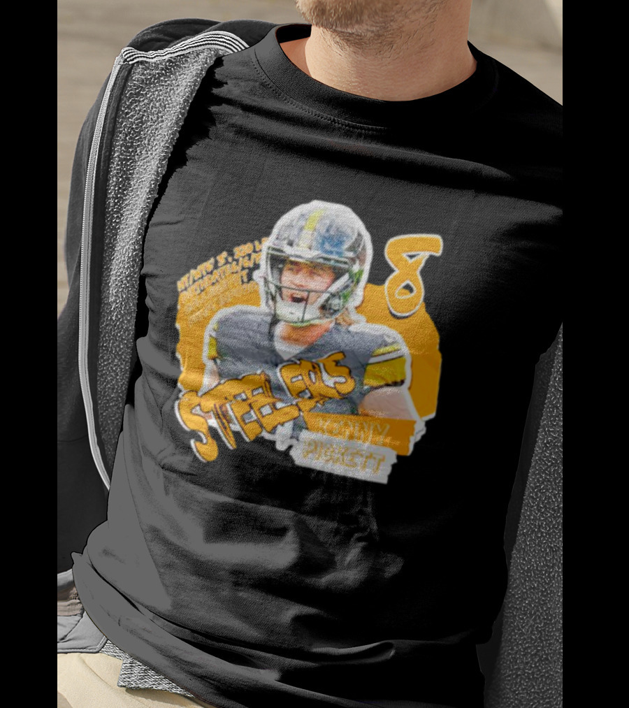 Kenny Pickett Steelers Football Number 8 T-Shirt