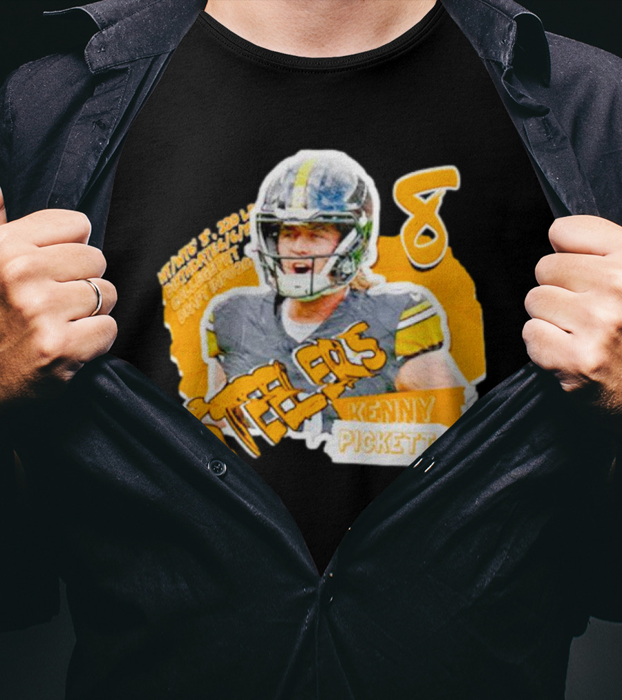 Kenny Pickett Steelers Football Number 8 T-Shirt