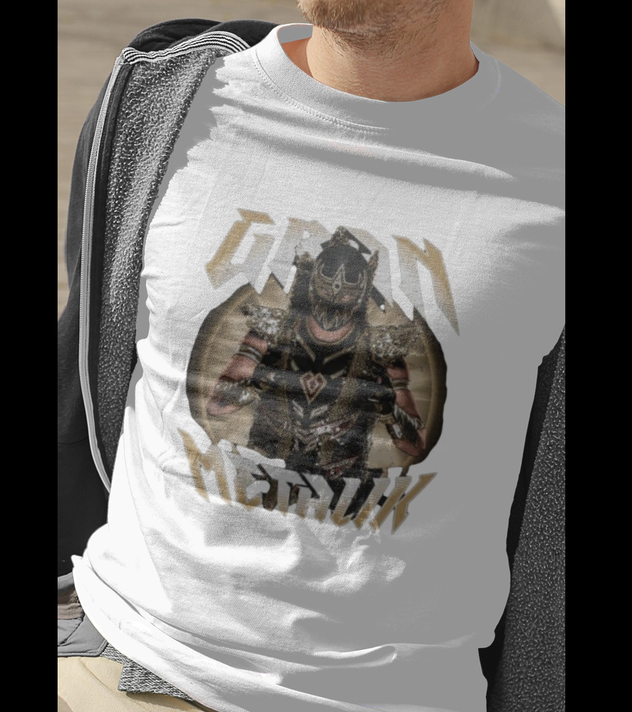 Gran Metalik Wrestling Masked Warrior Pose T-Shirt