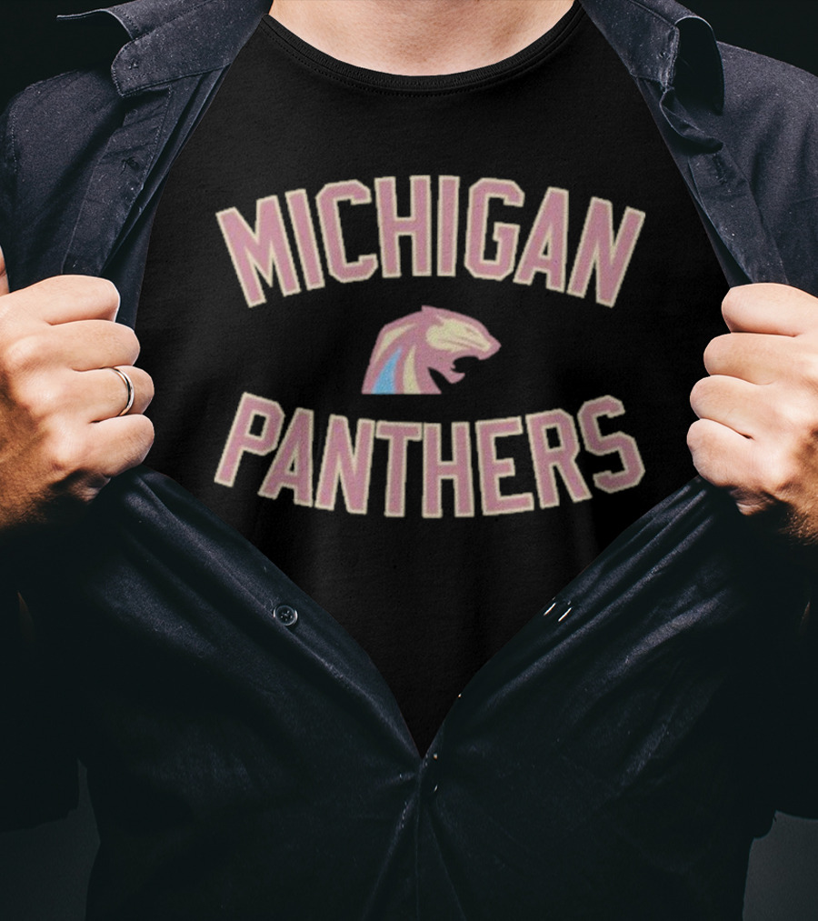 Michigan Panthers USFL Football Team T-Shirt