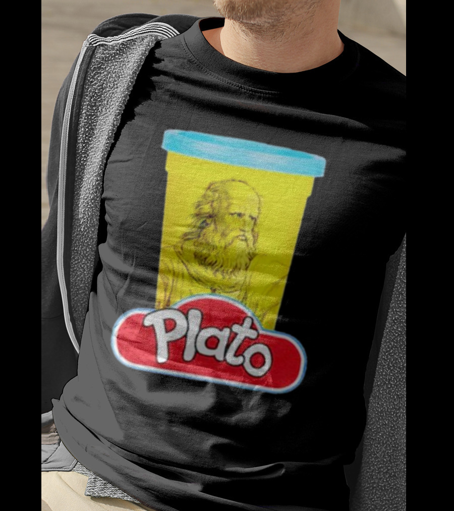 Plato Philosopher Meets Play Doh Parody Mashup T-Shirt