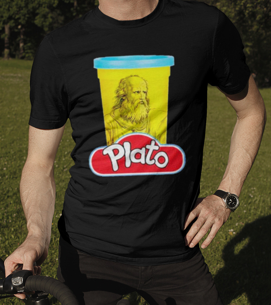Plato Philosopher Meets Play Doh Parody Mashup T-Shirt