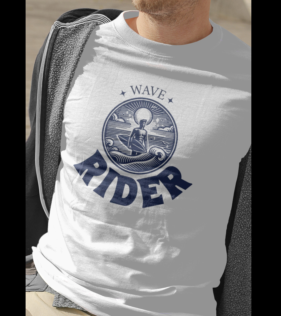 Wave Rider Surfing Vintage T-Shirt