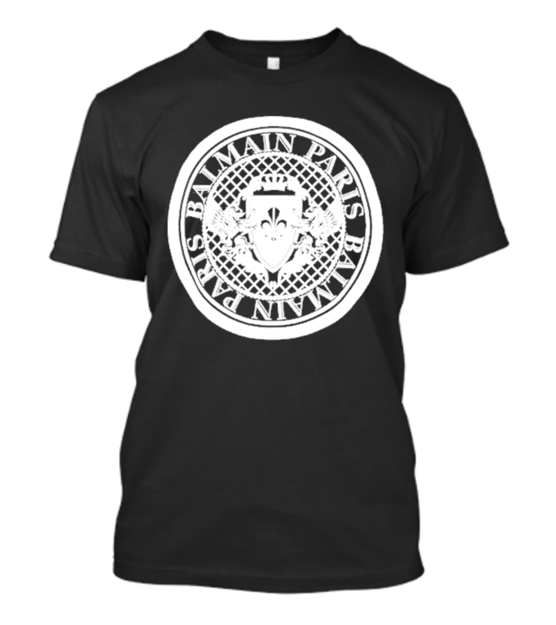 Balmain Paris Crest Emblem Coin T-Shirt