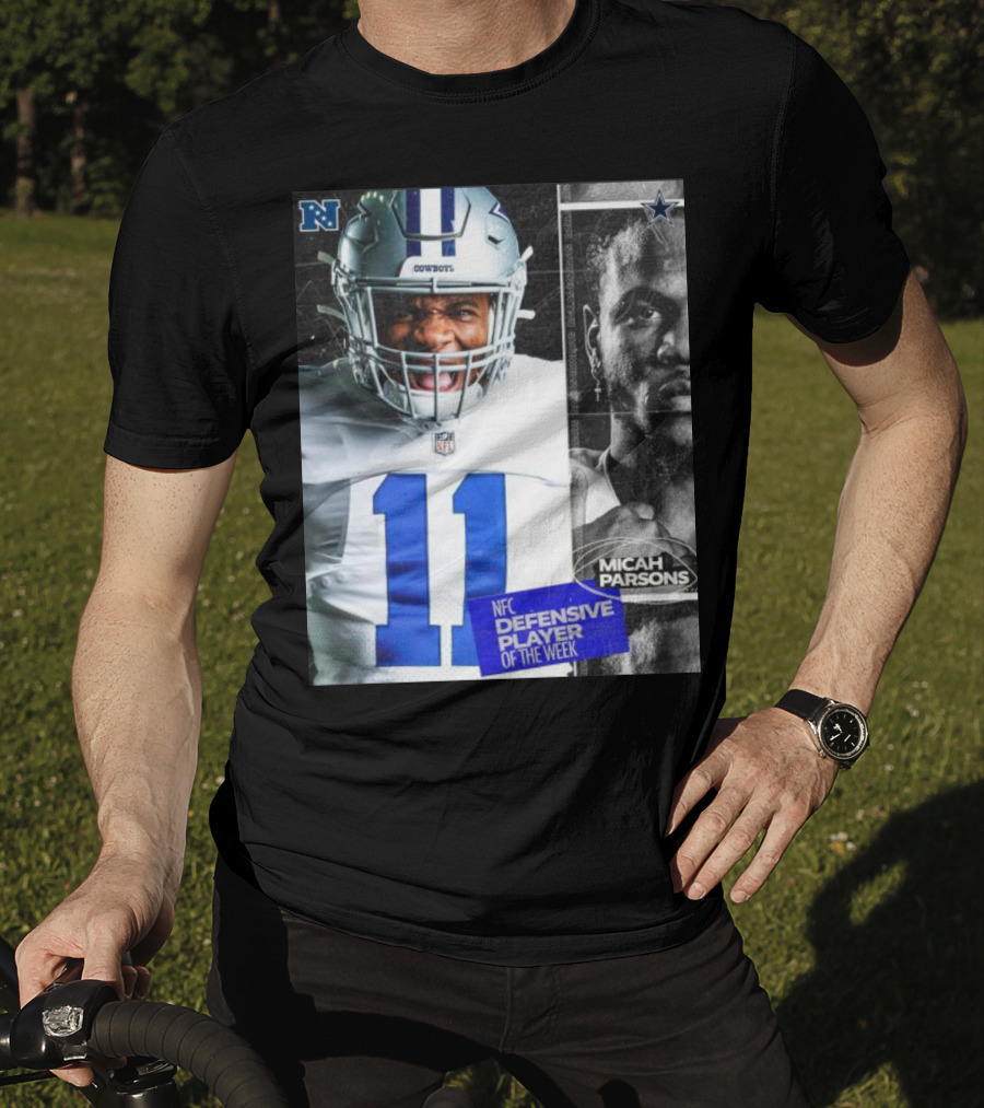 Dallas Cowboys 11 Micah Parsons NFC Defensive Player Of The Week T-Shirt