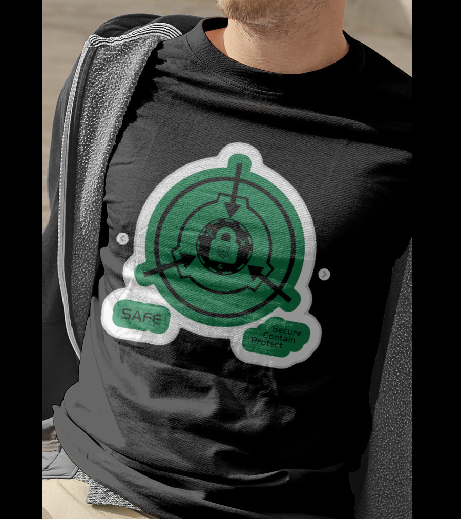 Safe Secure Contain Protect Lock T-Shirt