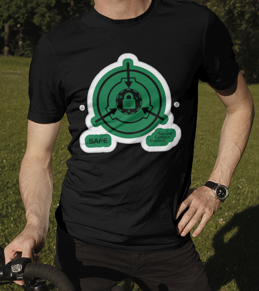 Safe Secure Contain Protect Lock T-Shirt