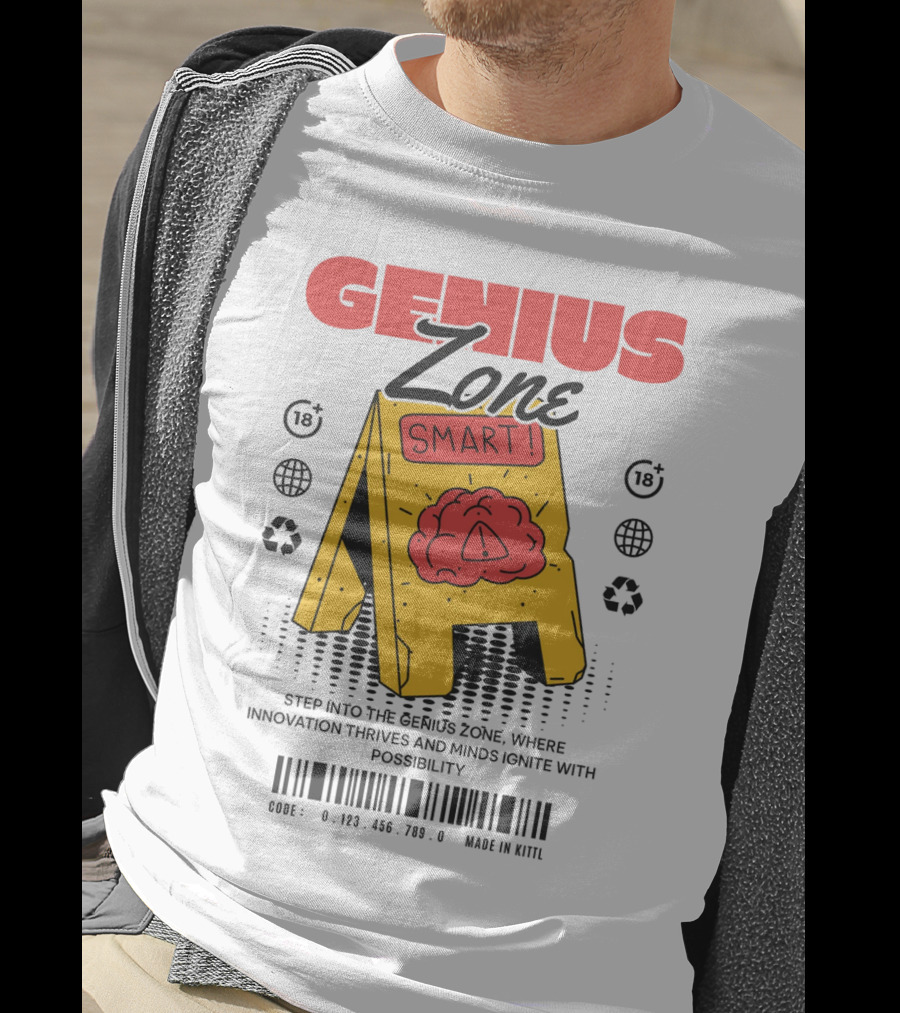 Genius Zone Smart Brain Sign T-Shirt