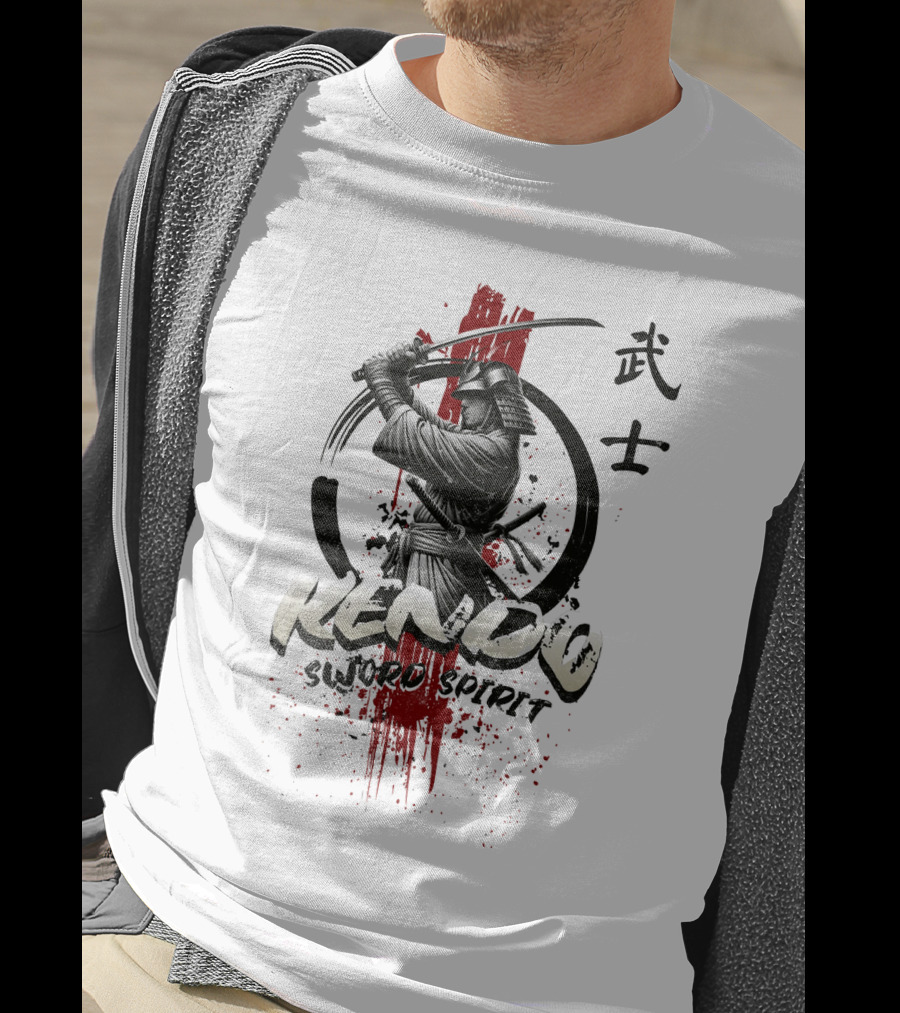 Kendo Sword Spirit Bushido Warrior T-Shirt