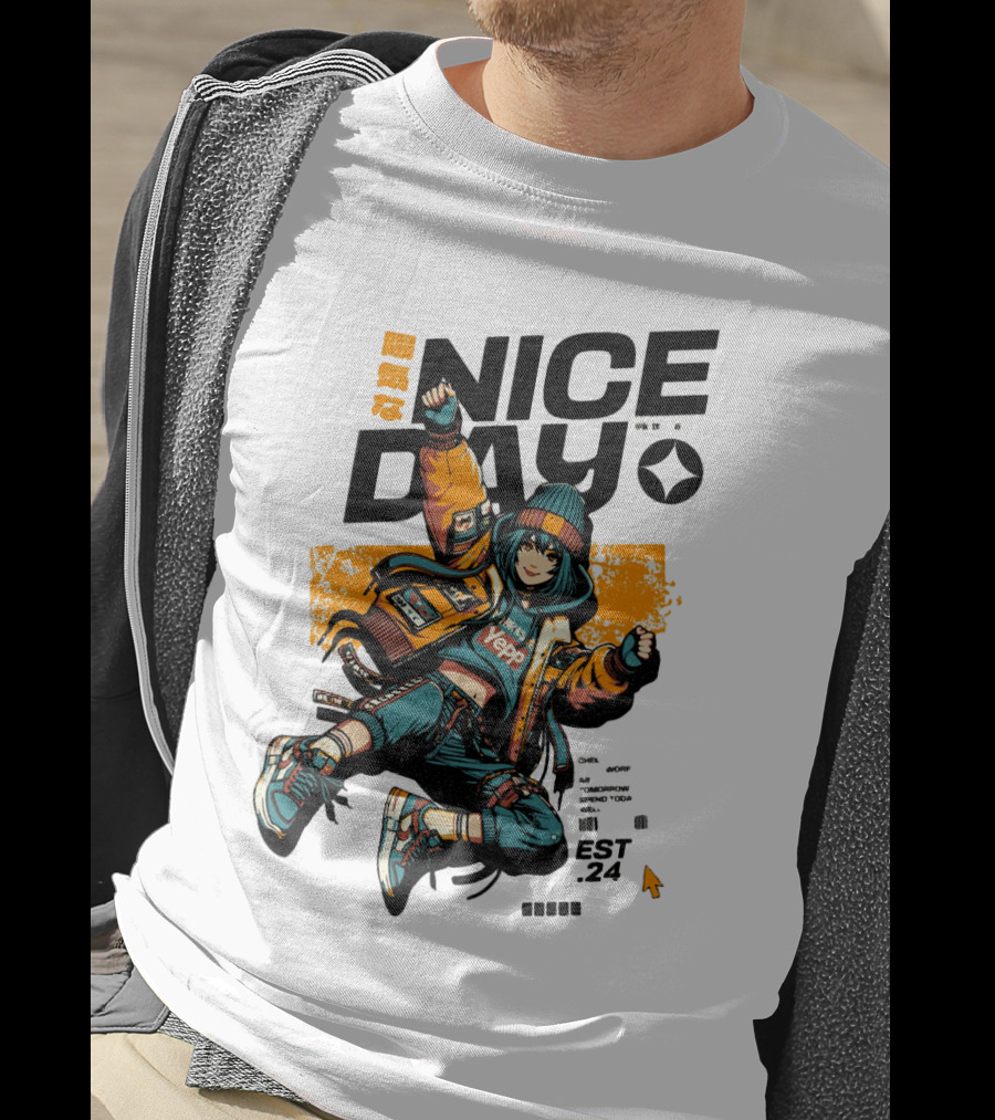 Nice Day Yepp Est 24 Vintage Urban T-Shirt
