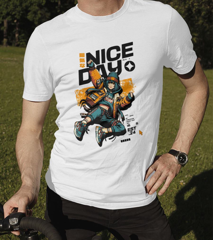 Nice Day Yepp Est 24 Vintage Urban T-Shirt