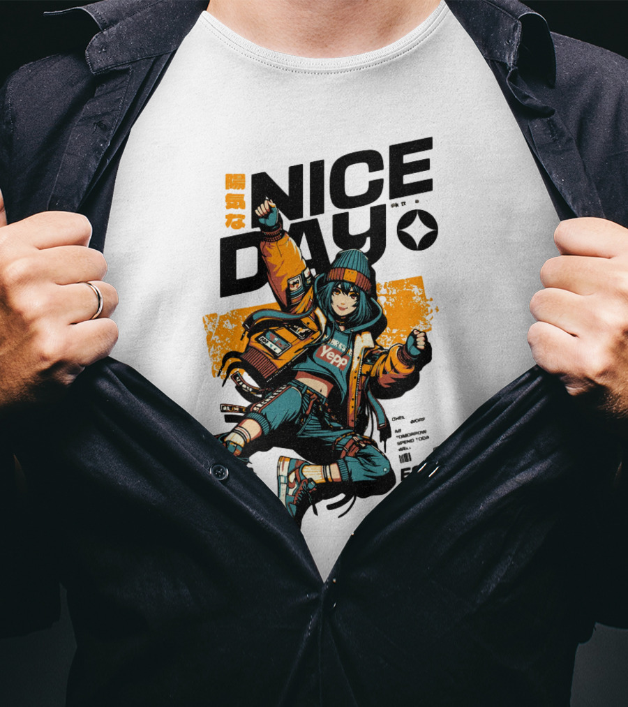 Nice Day Yepp Est 24 Vintage Urban T-Shirt