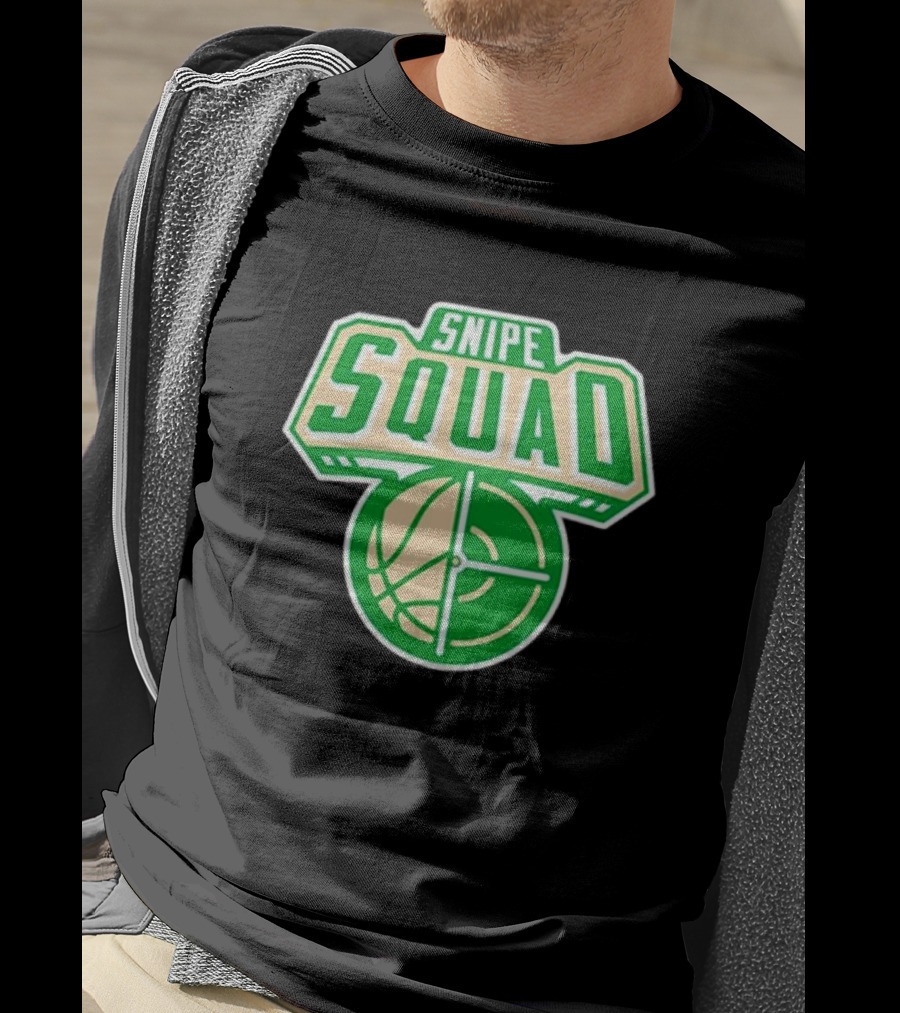 Milwaukee Bucks Snipe Squad Basketball Target Green T-Shirt