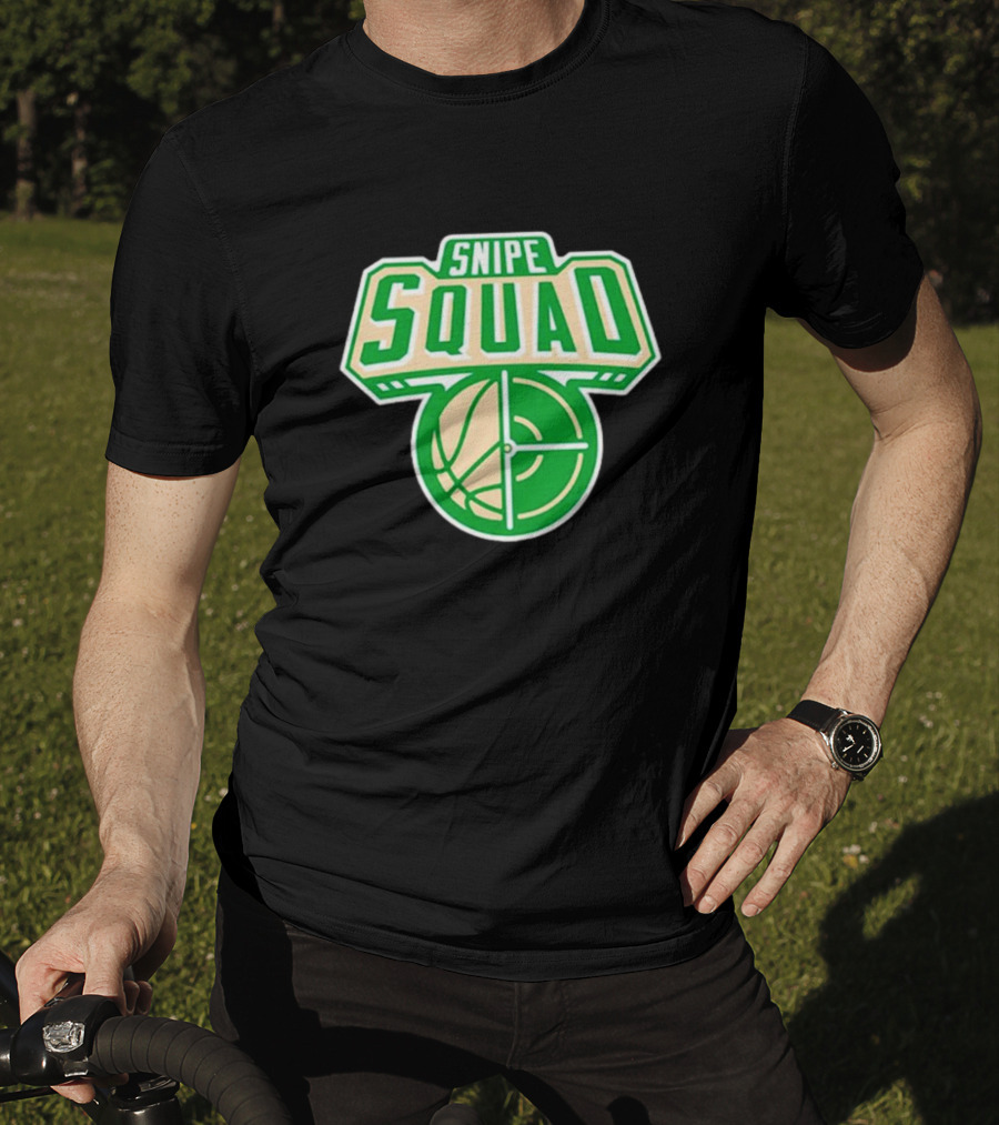 Milwaukee Bucks Snipe Squad Basketball Target Green T-Shirt