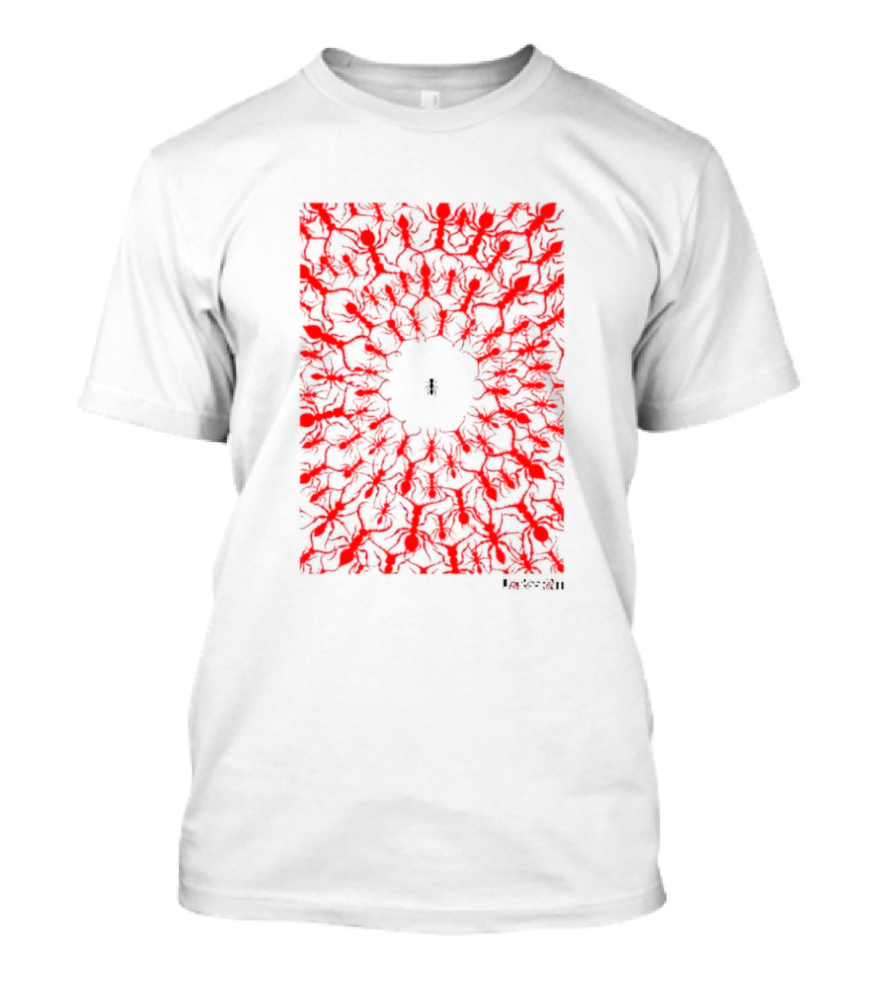Being Autistic Ant In Red Swarm T-Shirt