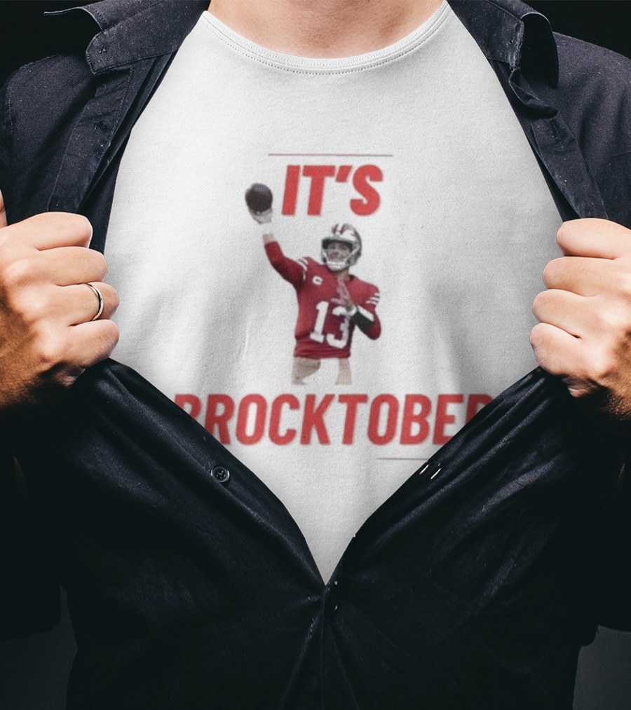 Brock Purdy It's Brocktober Quarterback Football Season T-Shirt