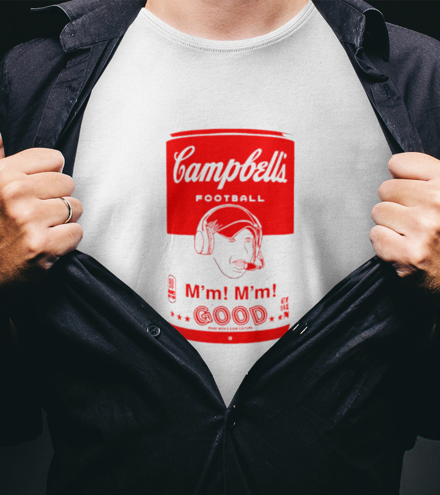 Campbell’s Football M’m M’m Good Soup Headset Coach T-Shirt