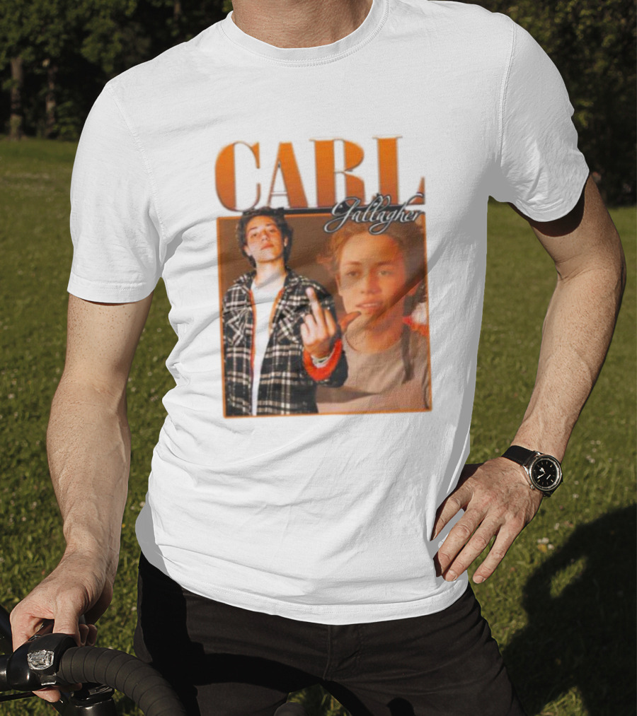 Carl Gallagher 90s Inspired Grunge Aesthetic With Attitude T-Shirt