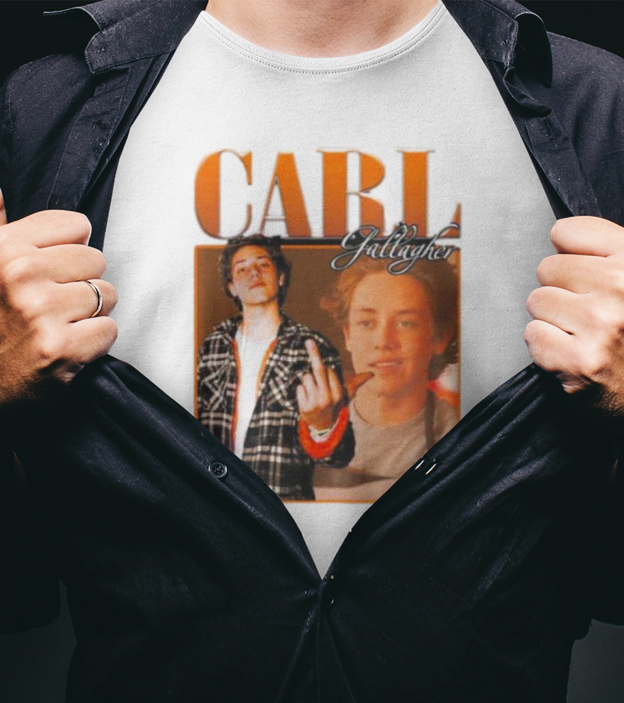Carl Gallagher 90s Inspired Grunge Aesthetic With Attitude T-Shirt