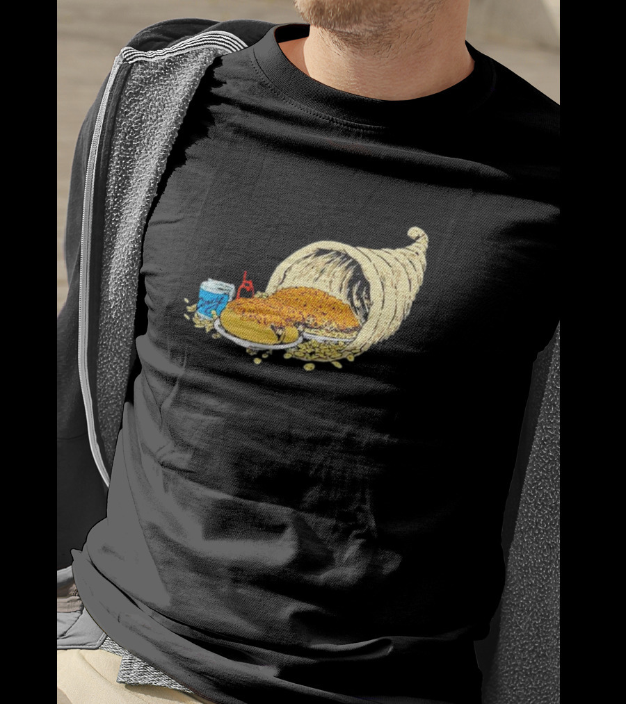 Cincy Copia Cincinnati Skyline Con Coney Cornucopia T-Shirt