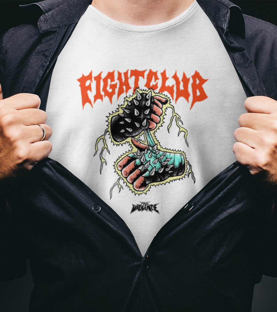 Fight Club Gloves Spiked Violence T-Shirt