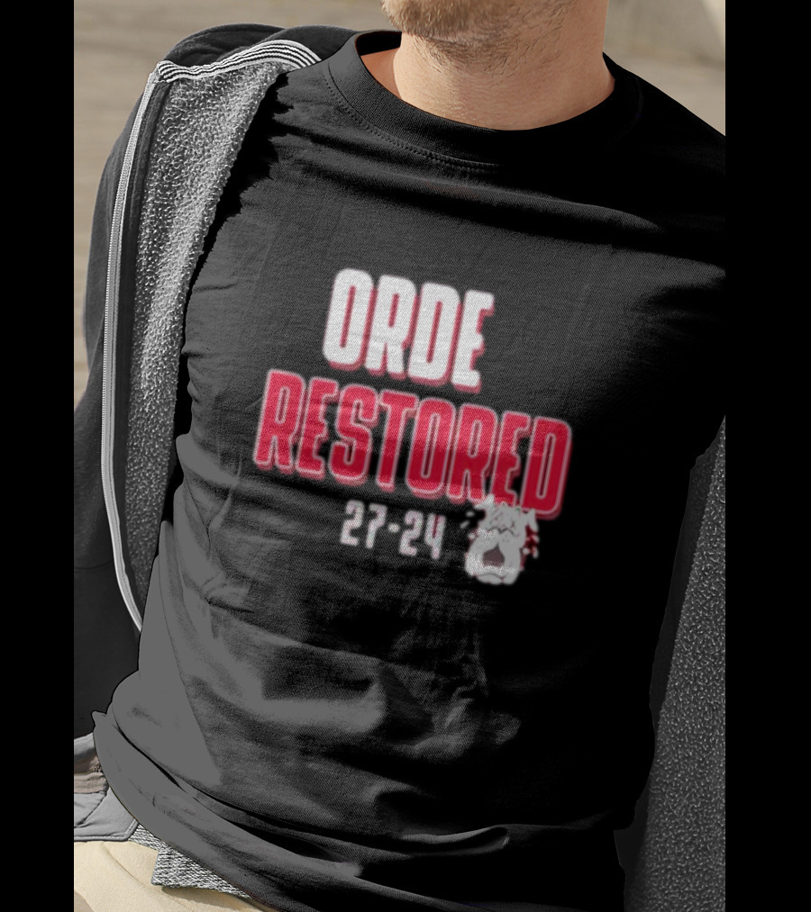 Order Restored 27-24 Alabama Crimson Tide T-Shirt