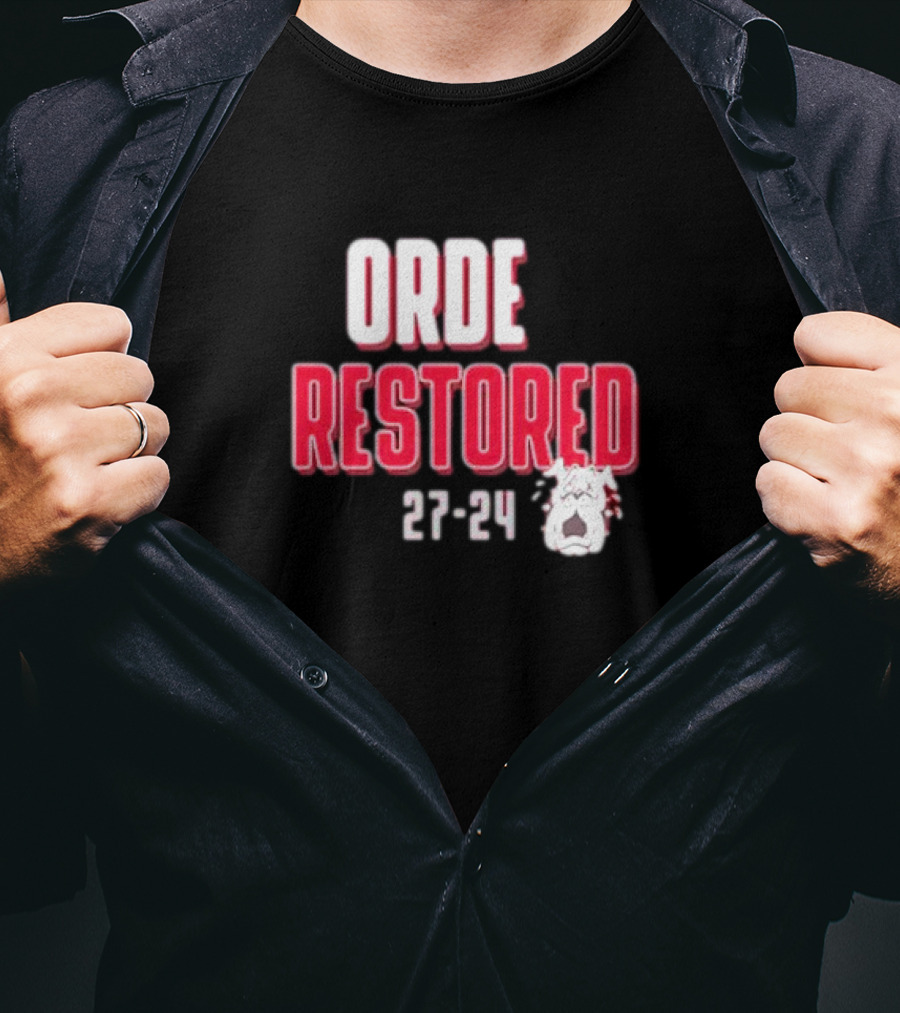 Order Restored 27-24 Alabama Crimson Tide T-Shirt