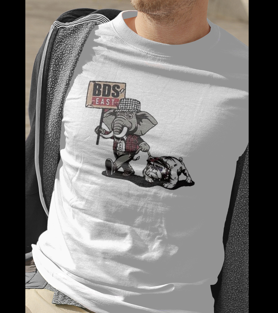 ALABAMA BDS East Elephant With Bulldog T-Shirt