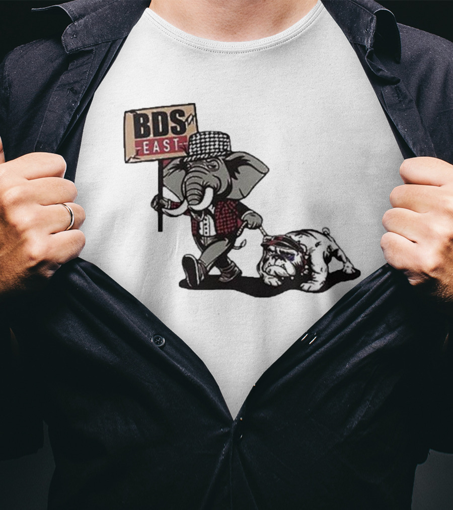 ALABAMA BDS East Elephant With Bulldog T-Shirt