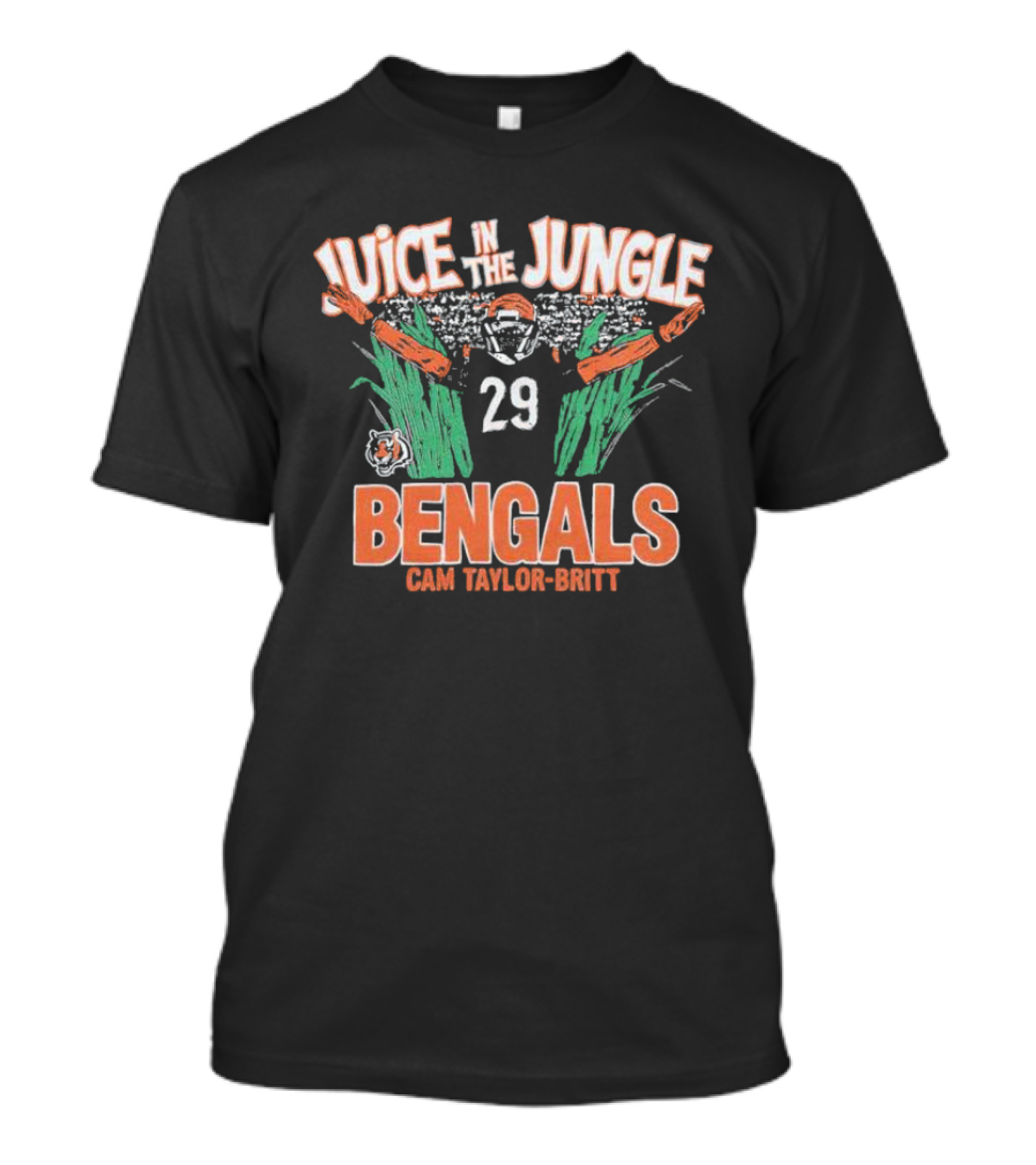 Juice In The Jungle Bengals Cam Taylor-Britt 29 T-Shirt